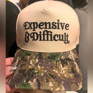 Expensive & Difficult Camo hat